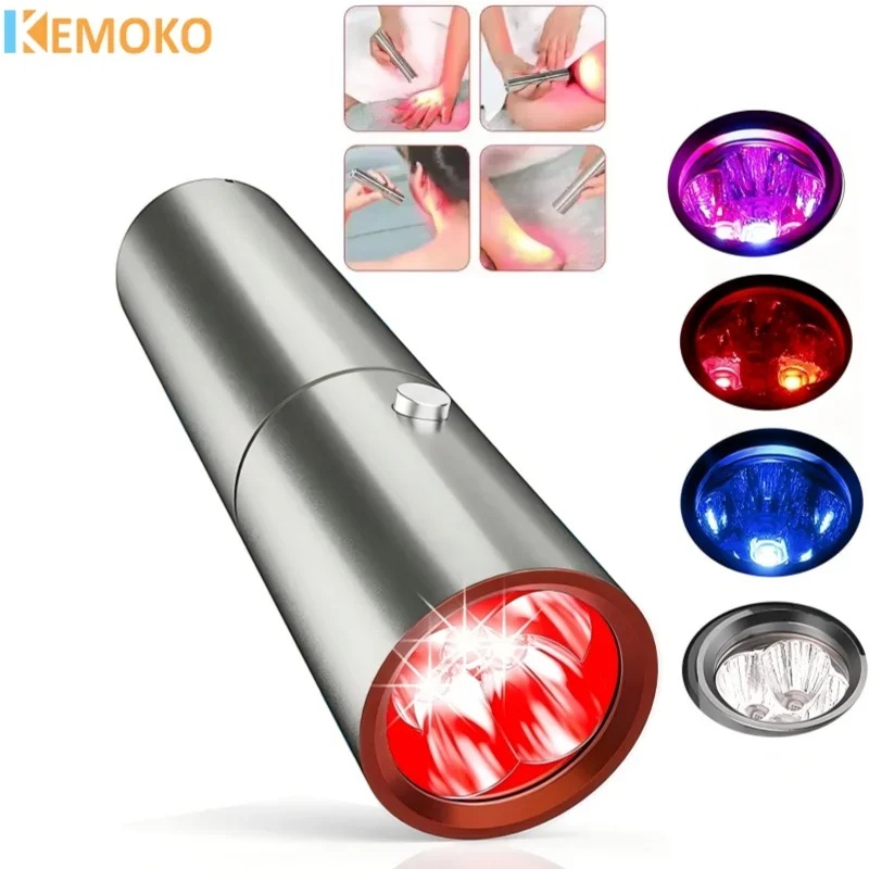 Acne Light Therapy Pen - Blauw Rood Licht Therapie Apparaat 3