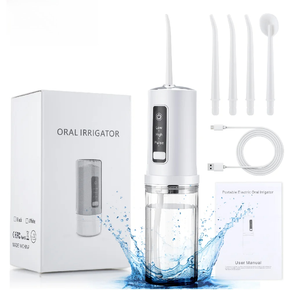 Oral Irrigator Flosser - Draagbare Waterflossers voor Tanden 230ML Monddouche