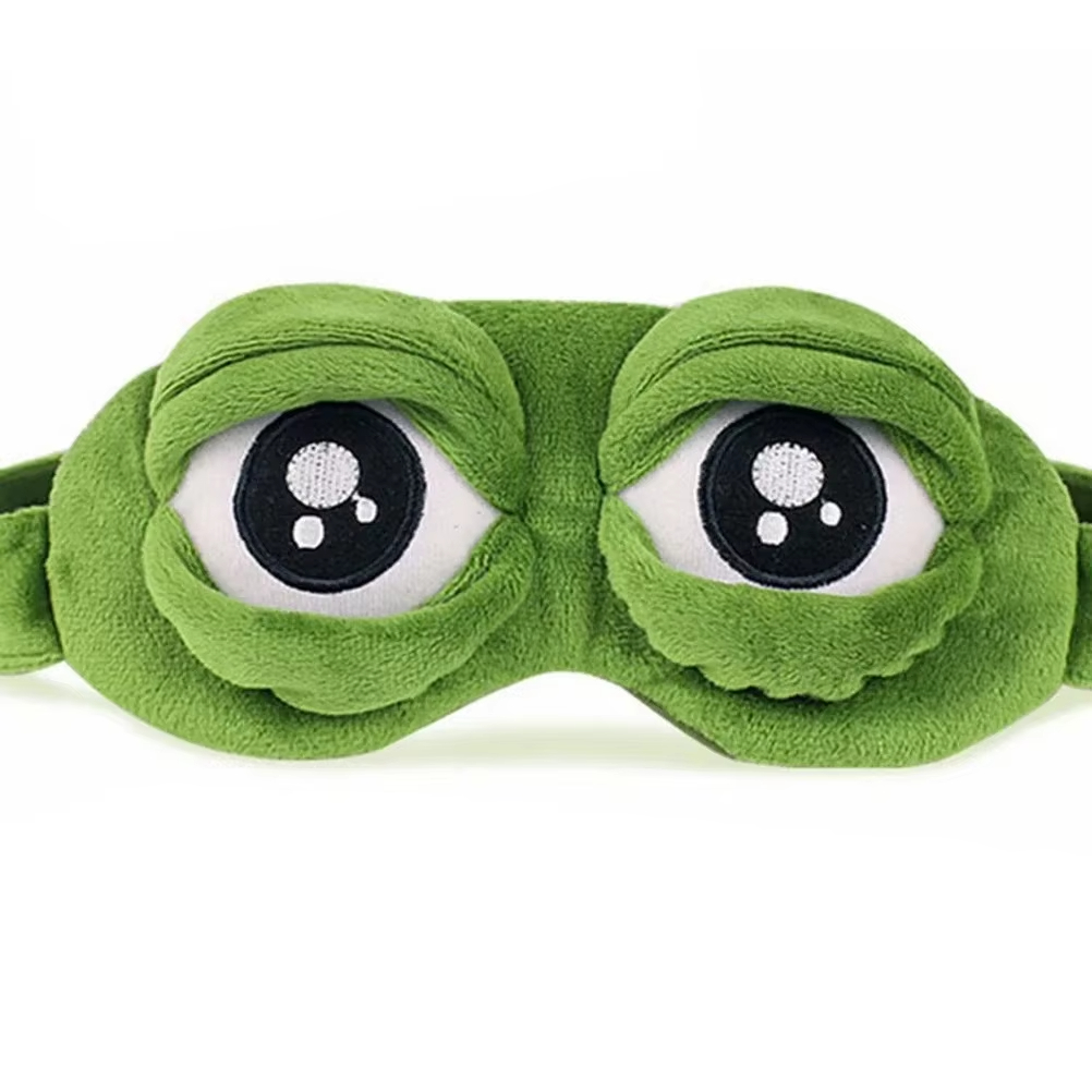Sleep Eye Mask 3D - 3D Sad Frog Slaapmasker Natuurlijke slaap-oogschaduw