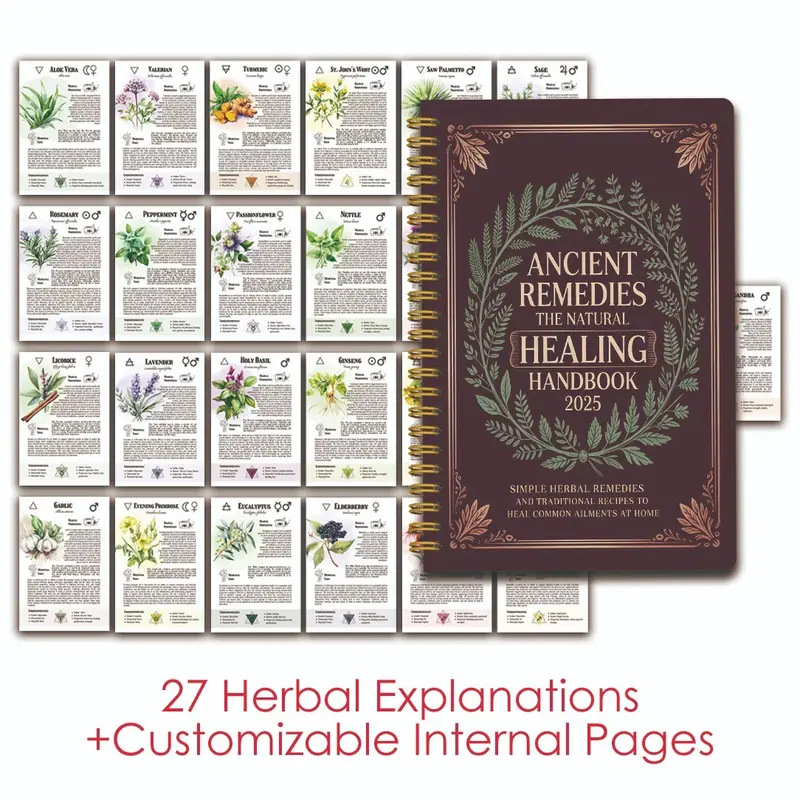 Health & Wellness Therapy Center - Natural Remedies Handboek met oude genezen