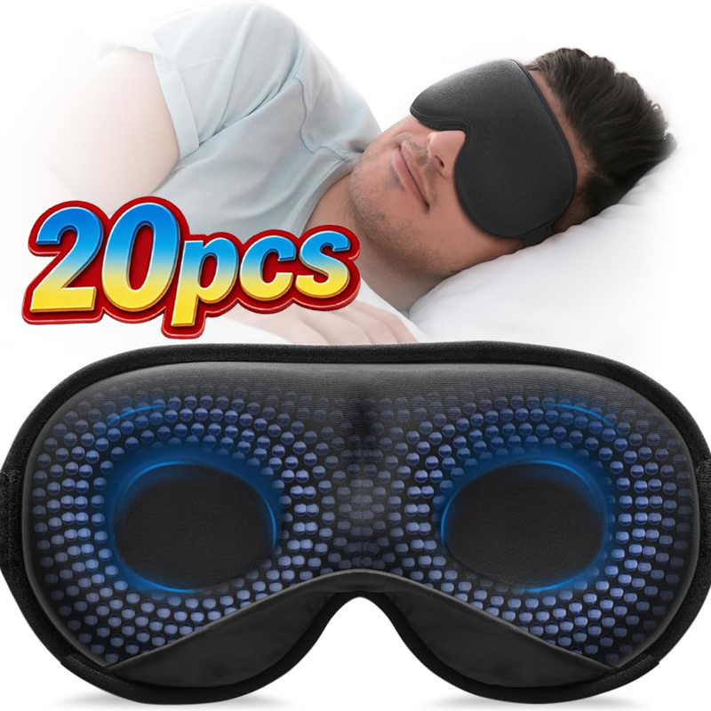 Sleep Eye Mask 3D - Gewogen oogmasker voor slapen, 3D-gecontoureerd slaapmasker,