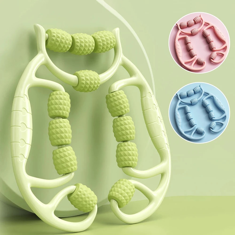 Foam Roller Trigger Point - 12 rondes van cirkelvormig been afslankende