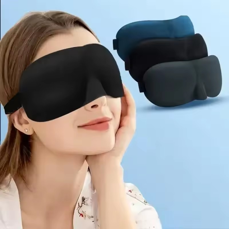 Sleep Eye Mask 3D - 3D Slaapmasker Lichtdicht Zacht Gevuld Slaapmasker