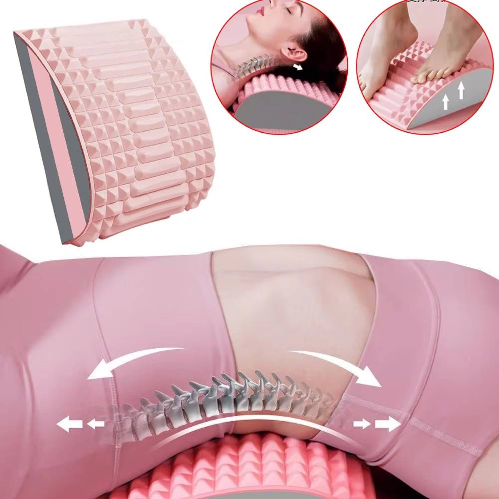 Back Stretcher Lumbar - Apparaat TPE Lumbaal Rugmassager EVA Nekstrekker