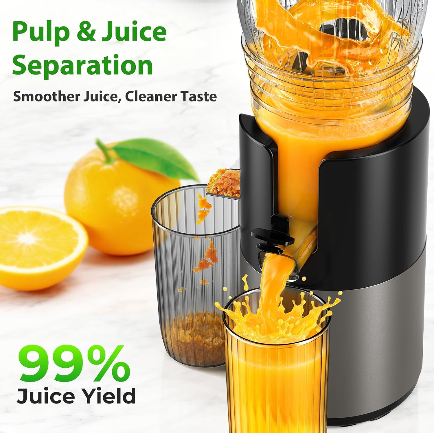 Langzaam werkende koudgeperste - Cold Press Juicer recensie en prijs