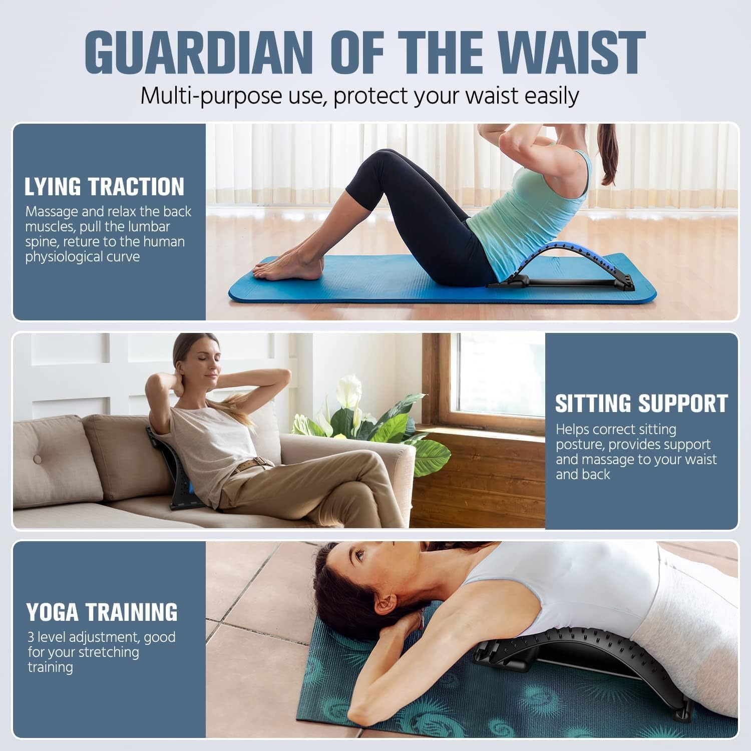 Multi-level rugstrekapparaat & - Back Stretcher Lumbar recensie en prijs