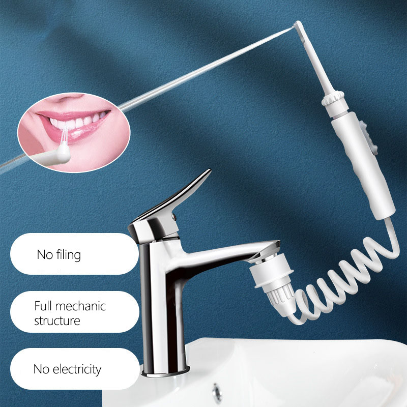 Op de kraan gemonteerde monddo - Oral Irrigator Flosser recensie en prijs