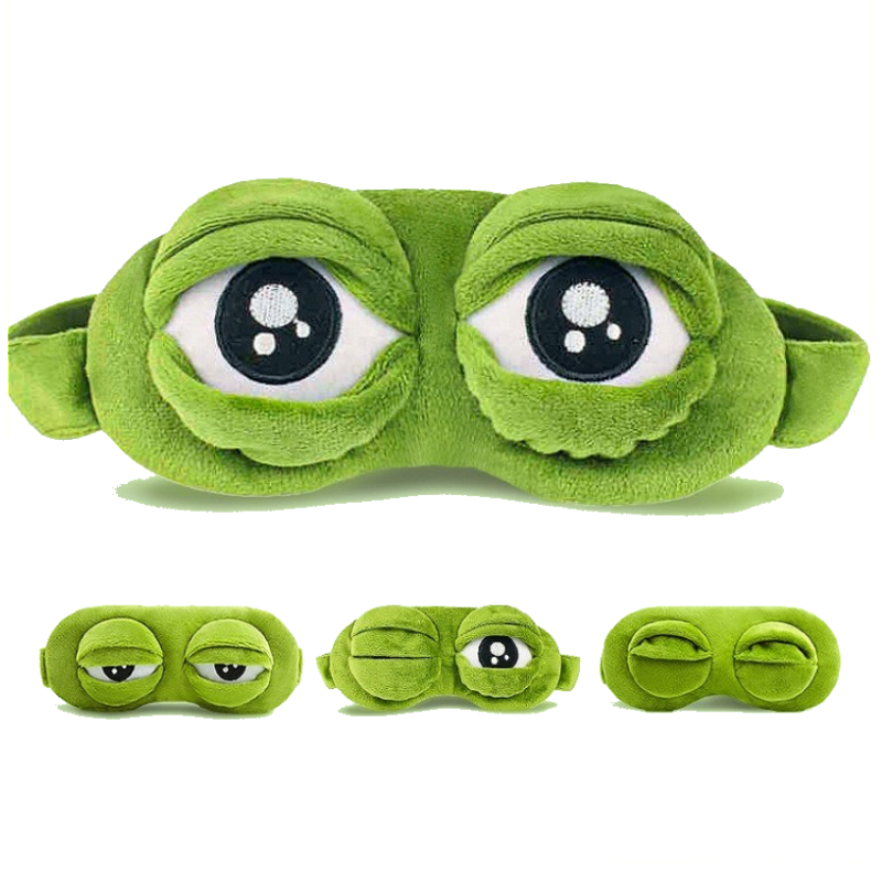 3D Sad Frog Slaapmasker Natuur - Sleep Eye Mask 3D recensie en prijs