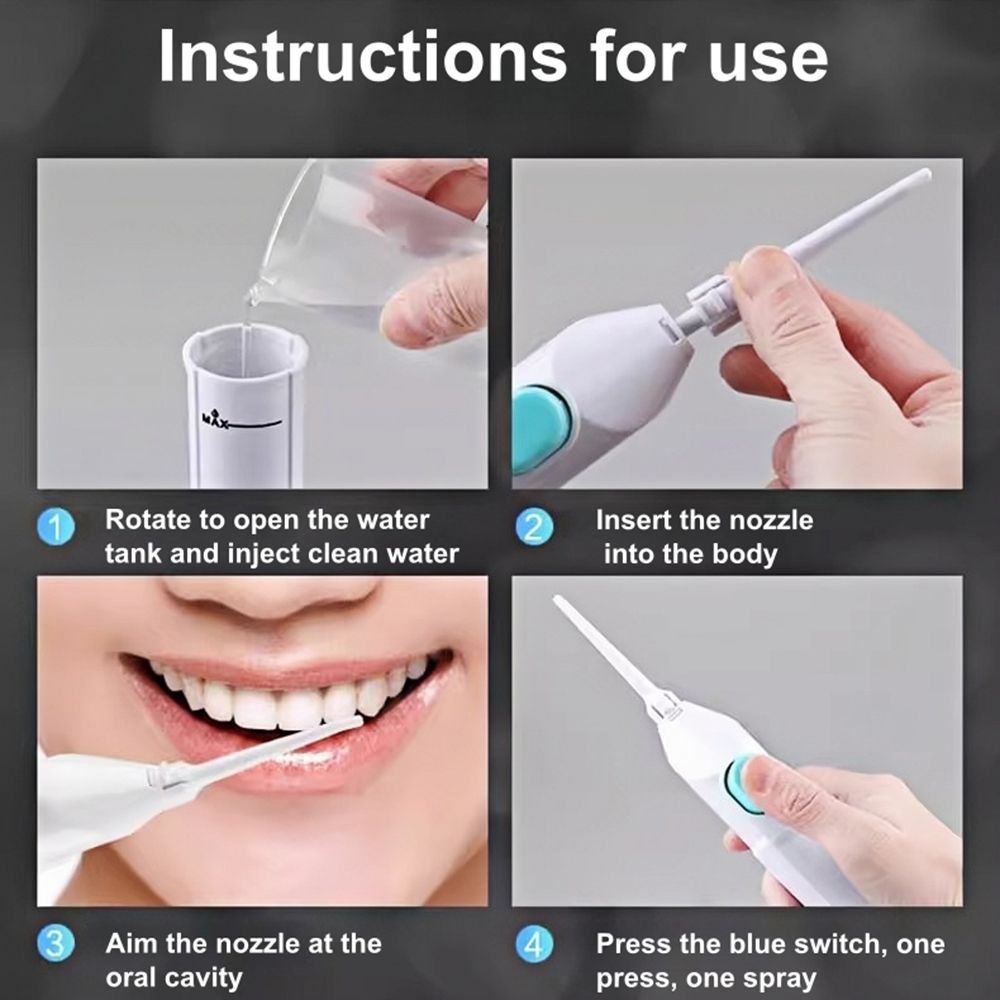 Draagbare hogedruk monddouche, - Oral Irrigator Flosser recensie en prijs
