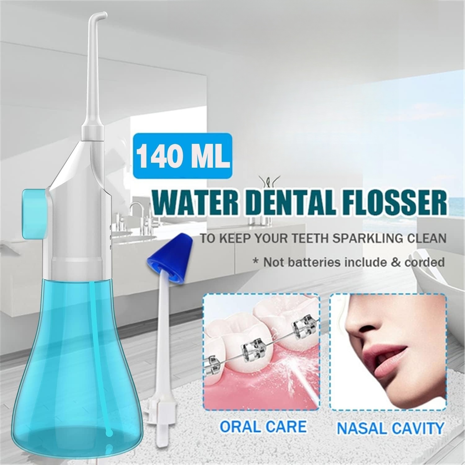 110ML/140ML Draagbare Handbedi - Oral Irrigator Flosser recensie en prijs