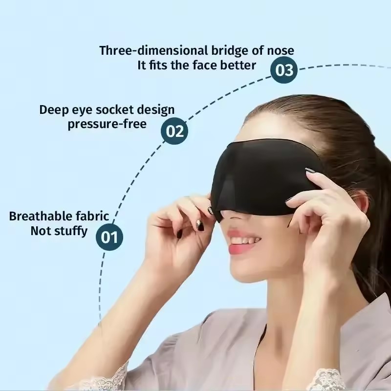 Ademend 3D-slaapmasker met ver - Sleep Eye Mask 3D recensie en prijs
