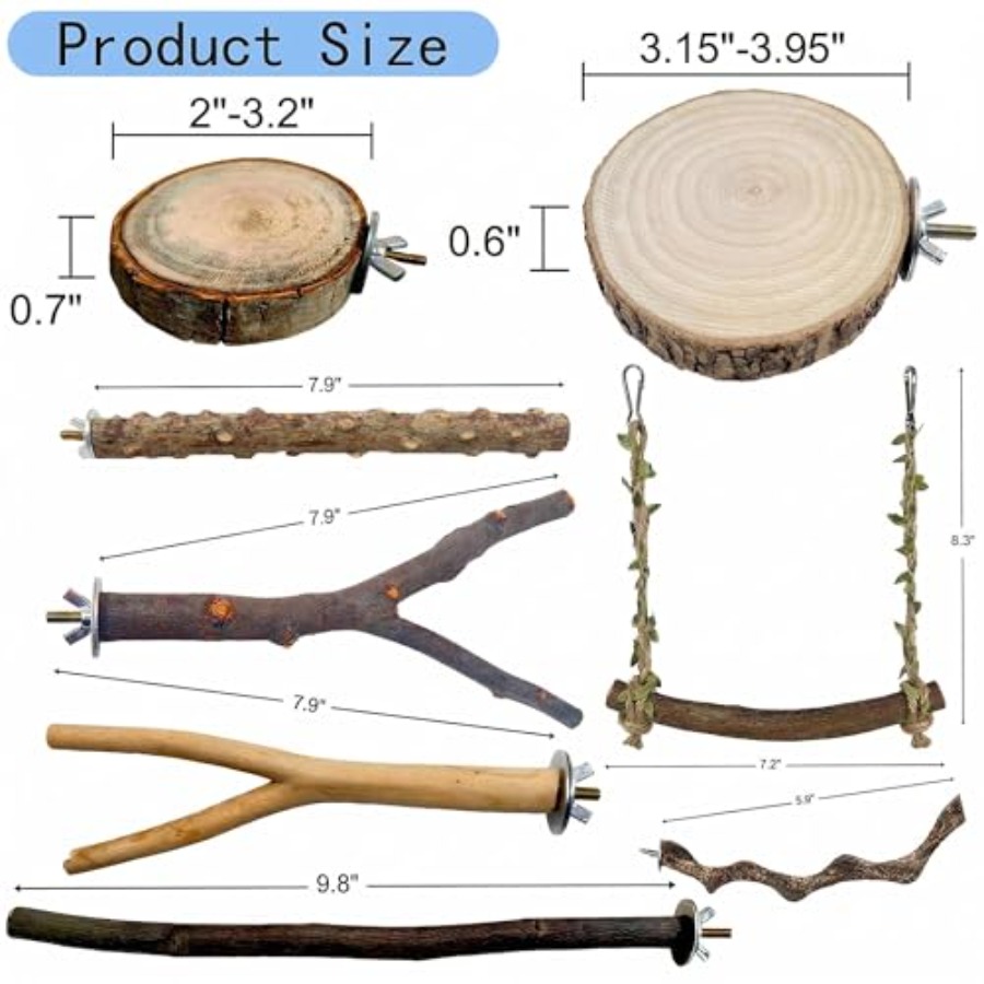 8 stuks natuurlijke houten vog - Health & Wellness Therapy Center recensie en prijs