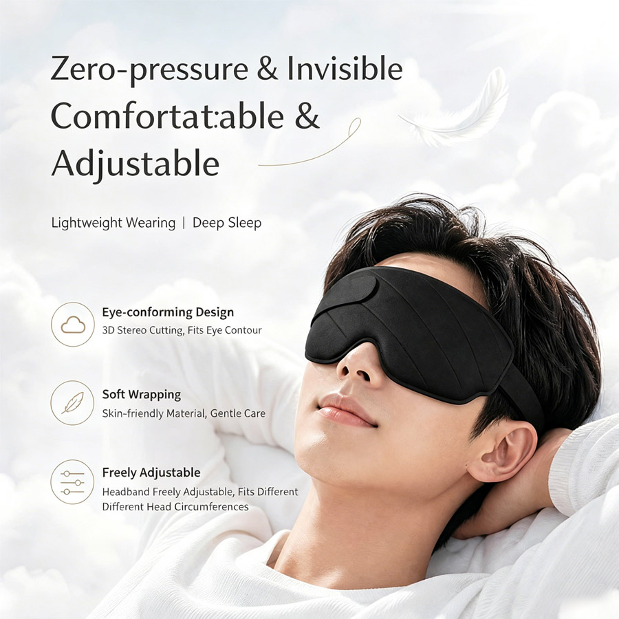 3/1 stuks 3D-gecontourd slaapm - Sleep Eye Mask 3D recensie en prijs