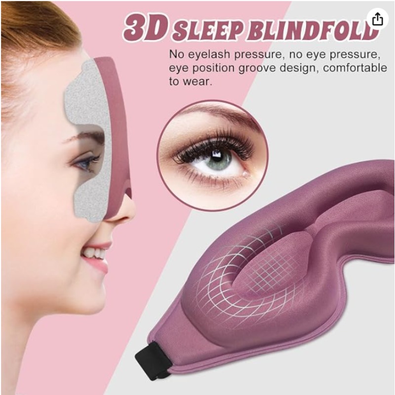 2 pakken 3D Advanced Slaapmask - Sleep Eye Mask 3D recensie en prijs