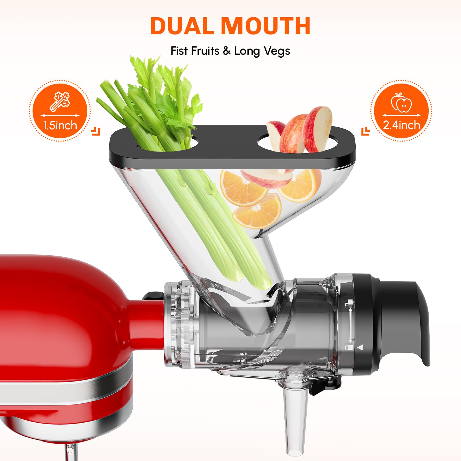 Kauwende sapcentrifuge-aanbouw - Cold Press Juicer recensie en prijs