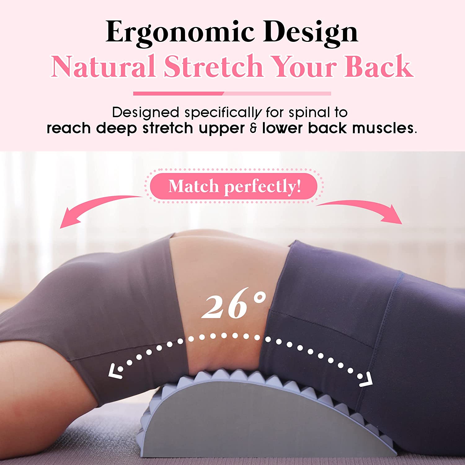 Onderrug Pijnbestrijding Behan - Back Stretcher Lumbar recensie en prijs