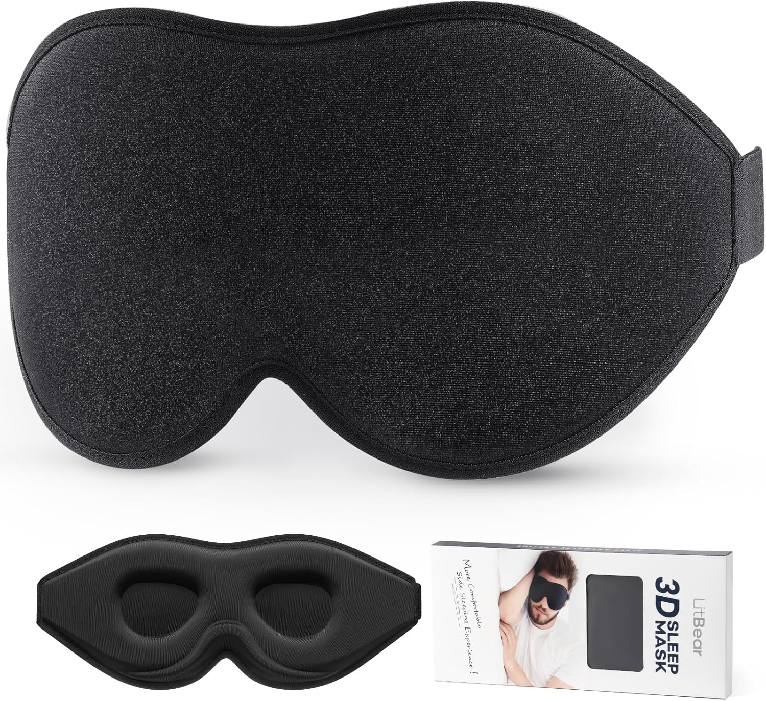 Slaapmasker voor zijslapers, d - Sleep Eye Mask 3D recensie en prijs