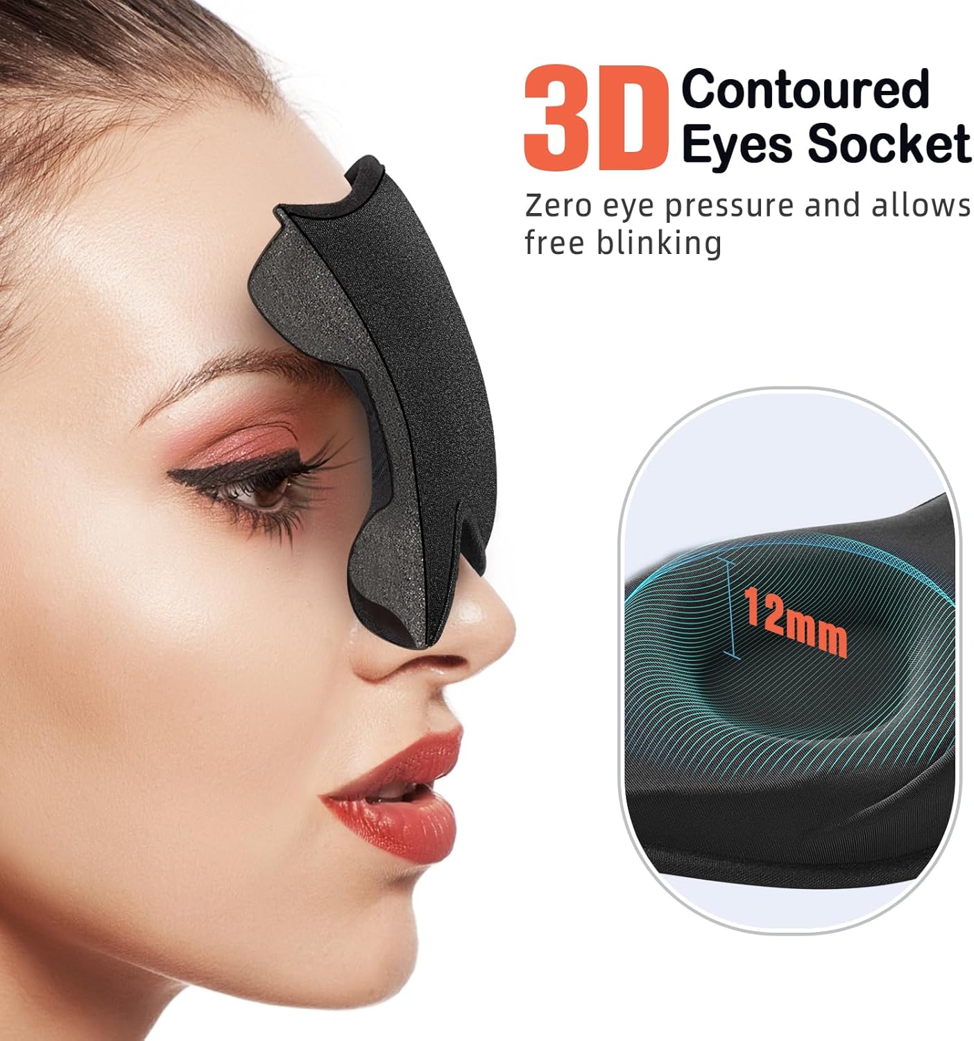 Slaapmasker voor zijslapers, d - Sleep Eye Mask 3D recensie en prijs